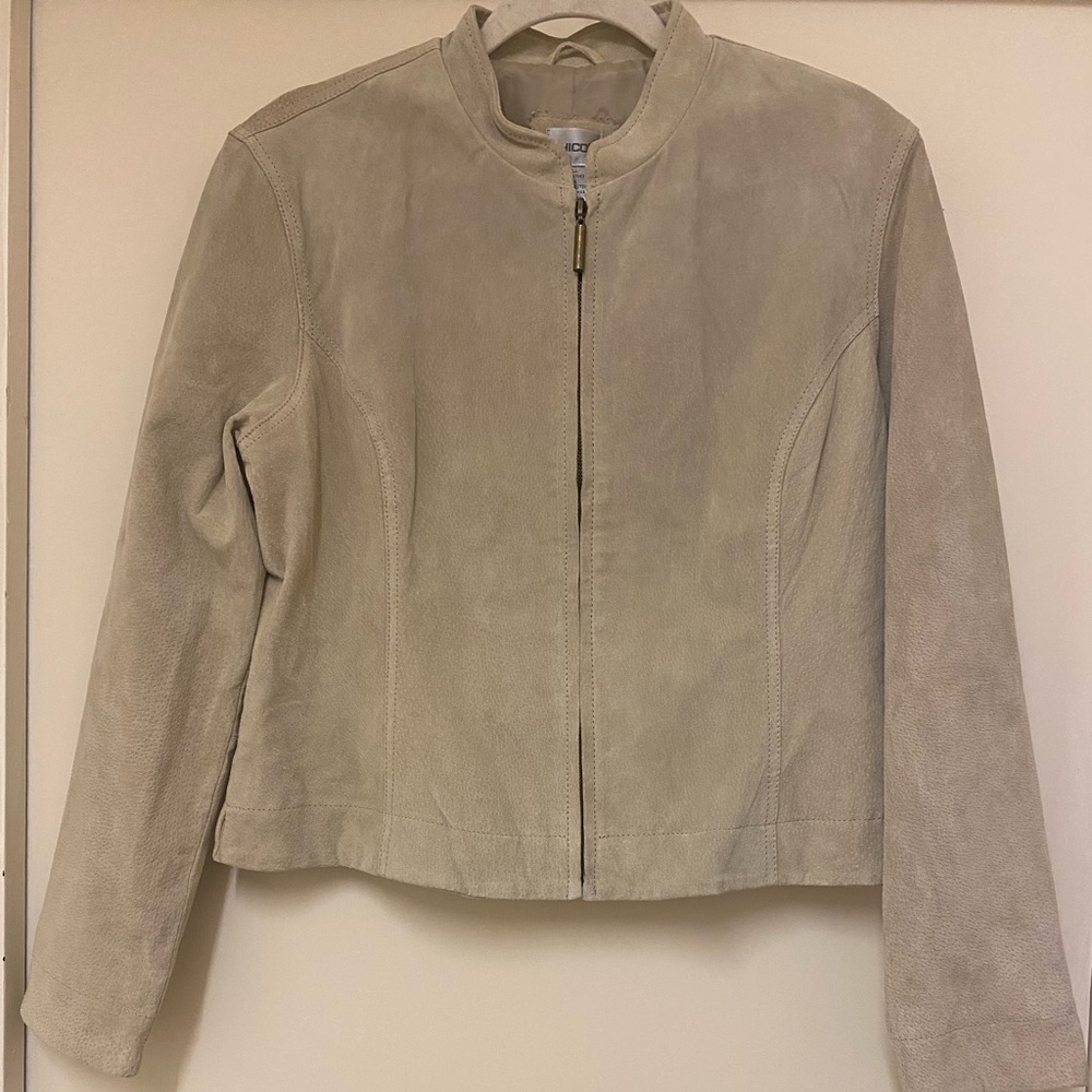 Chico’s Lightweight 100% Suede, Lined Jacket. - image 1